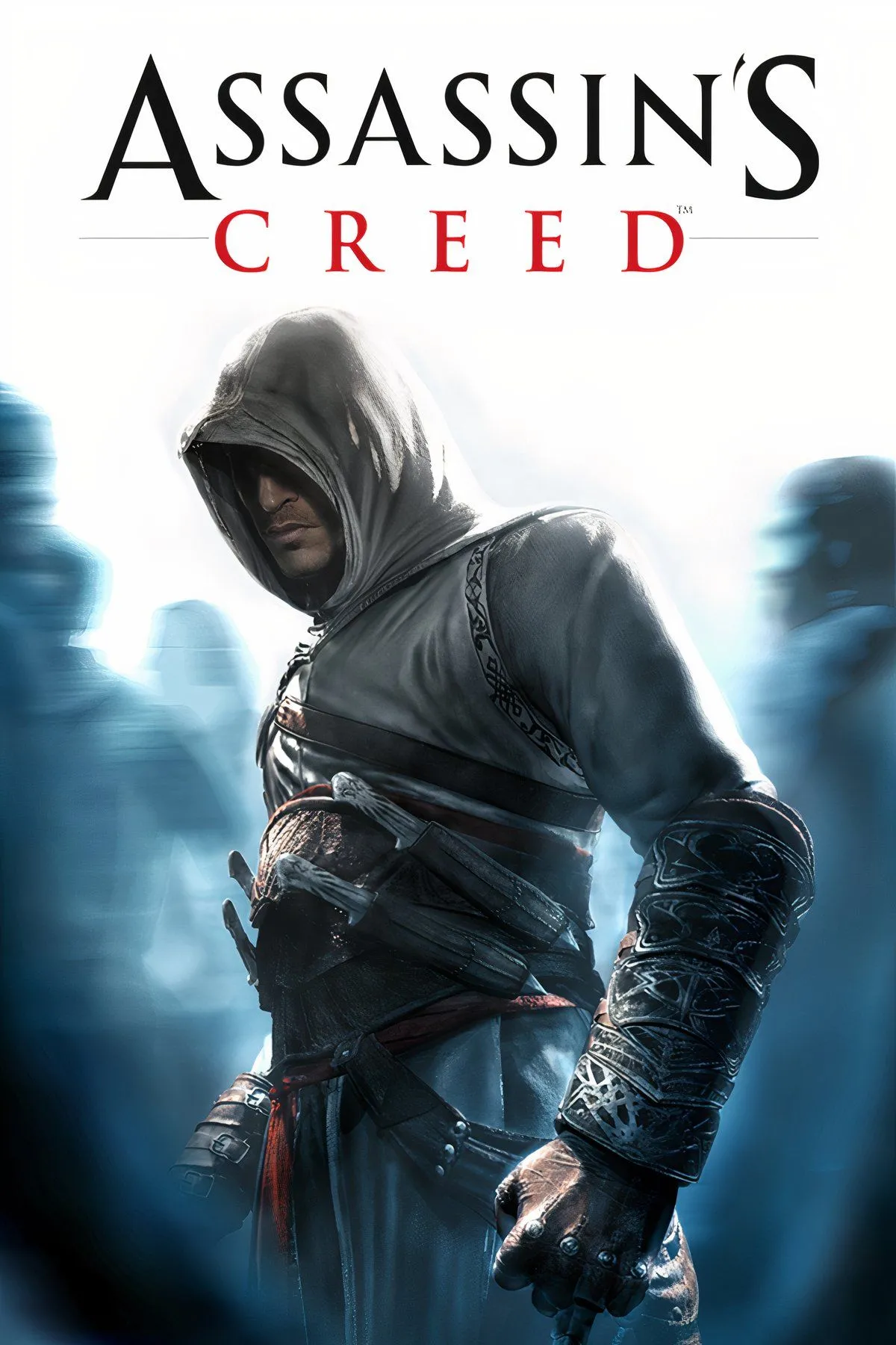 Altaïr Ibn-La'Ahad, nhân vật chính của Assassin's Creed, đứng trên nóc nhà với khung cảnh thành phố cổ phía sau, thể hiện đặc trưng game thế giới mở và lén lút.