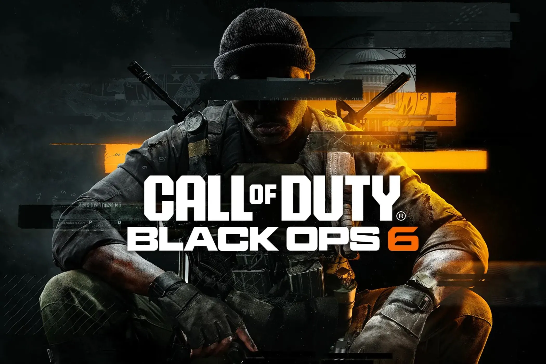Ảnh bìa game Call of Duty Black Ops 6, một tựa game bắn súng góc nhìn thứ nhất phổ biến