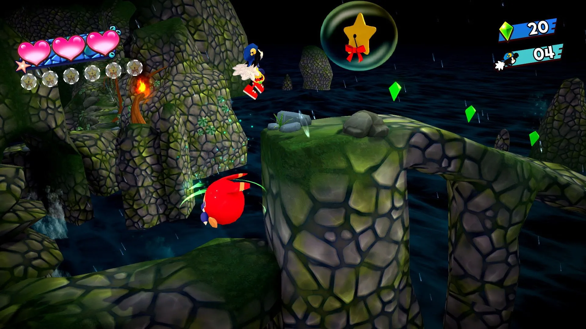 Ảnh chụp màn hình gameplay từ Klonoa: Phantasy Reverie