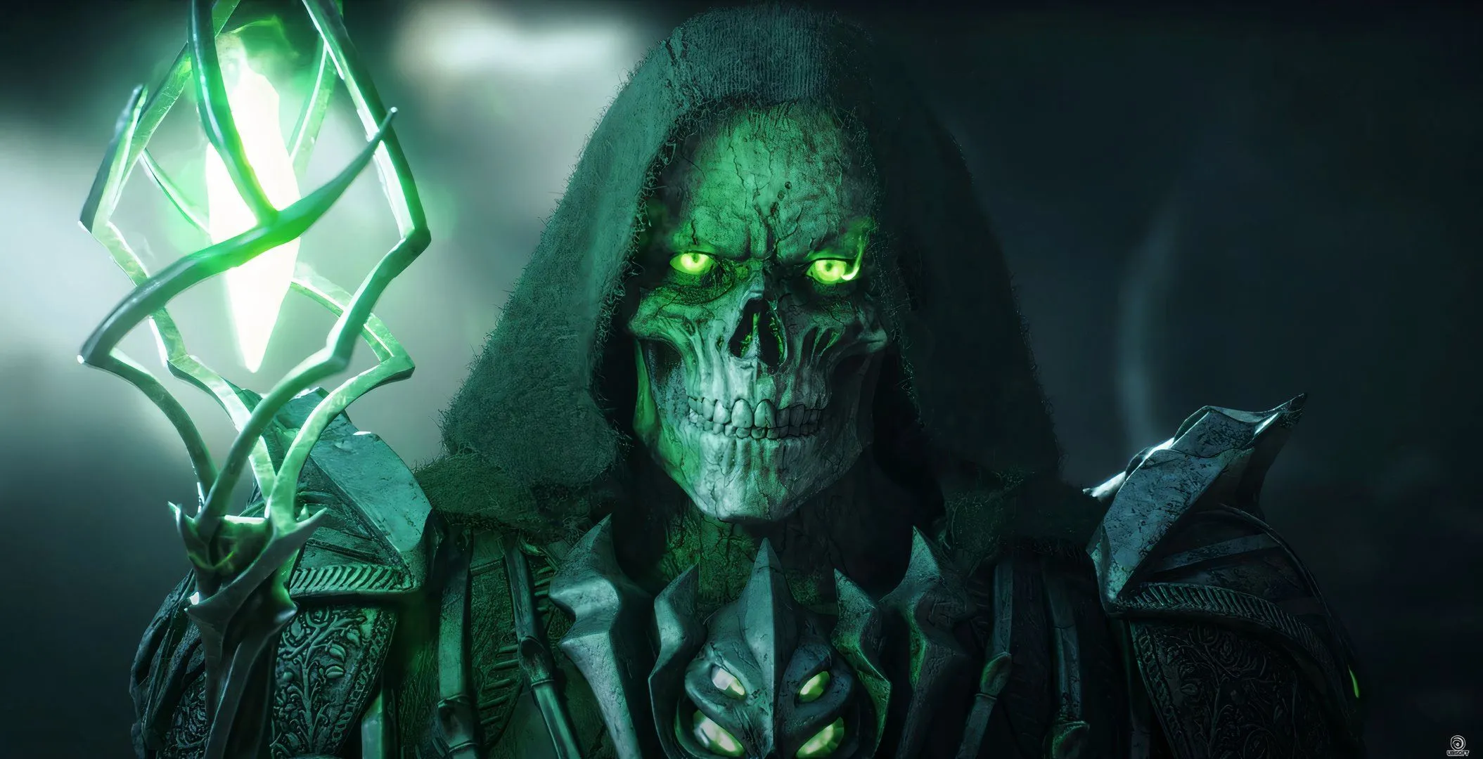 Ảnh chụp màn hình từ teaser công bố chính thức game Might &amp; Magic Fates, cho thấy giao diện và đồ họa của trò chơi thẻ bài.