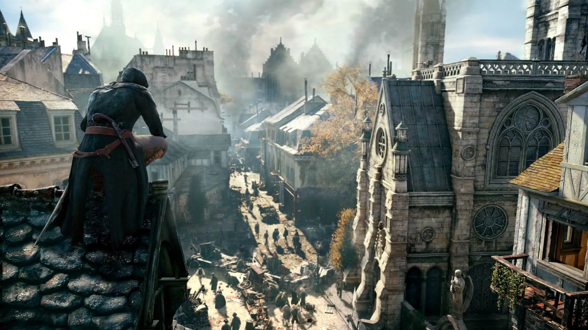Arno Dorian trong bối cảnh Paris thời Cách mạng Pháp trong Assassin's Creed Unity