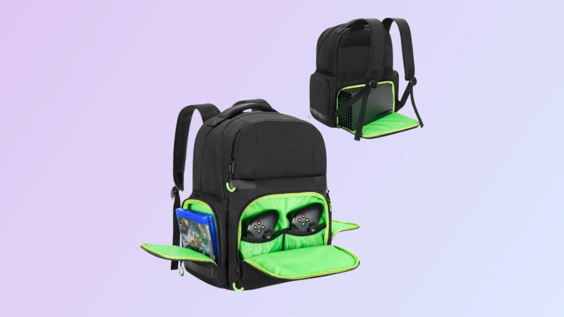 Ba lô PGmoon Xbox Series X-S trên nền gradient