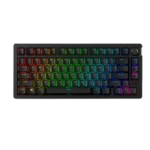 Bàn phím cơ HyperX Alloy Rise 75 màu đen với đèn RGB nổi bật