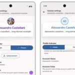 Bản thiết kế giao diện ngăn kéo tài khoản được cải thiện của Thunderbird trên Android