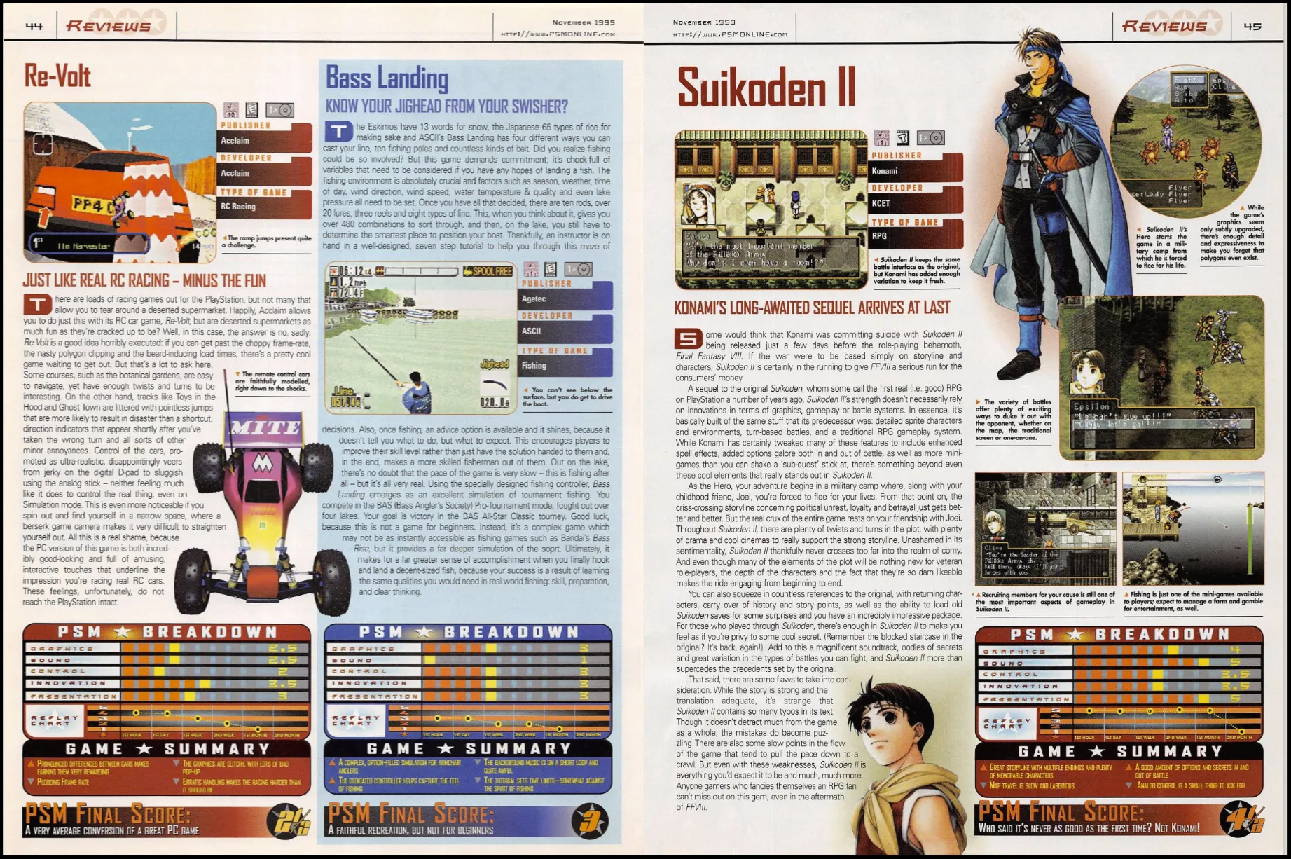 Bố cục trang tạp chí PlayStation Magazine được thiết kế trực quan và hấp dẫn.