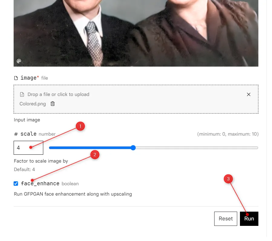 Các bước cấu hình và chạy AI nâng cấp ảnh ESRGAN trên Replicate