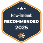 Chứng nhận How-To Geek Recommended 2025 cho bàn phím không dây Hyper HyperSpace Bluetooth