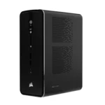 Corsair AI Workstation 300 với thiết kế tối giản, đặt gọn gàng trên nền trắng, thể hiện sự nhỏ gọn của máy trạm AI.