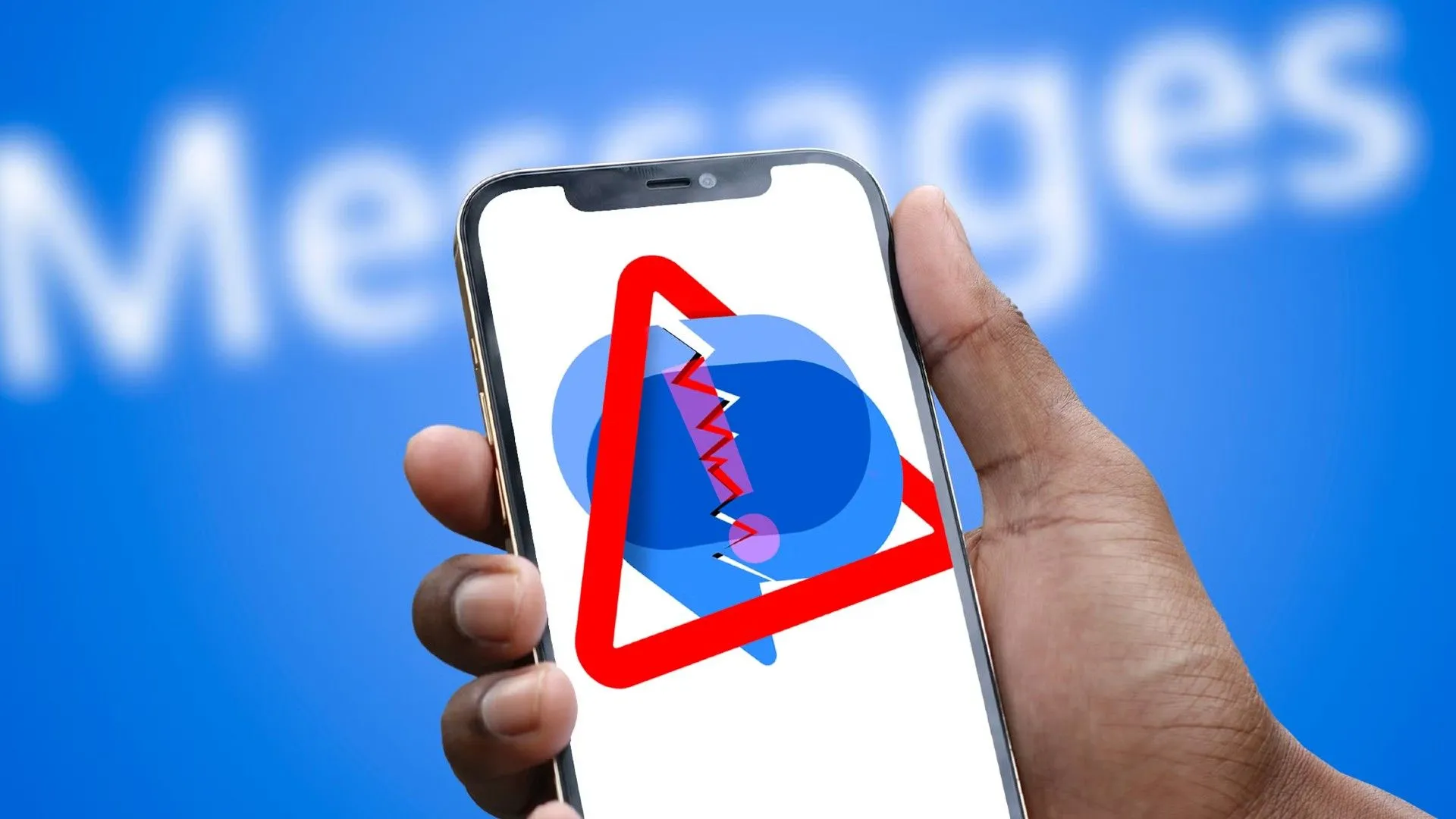 Điện thoại hiển thị ứng dụng Google Messages với thông báo mới về tính năng hủy đăng ký