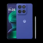 Điện thoại Motorola Moto G Stylus (2025) màu xanh nổi bật.