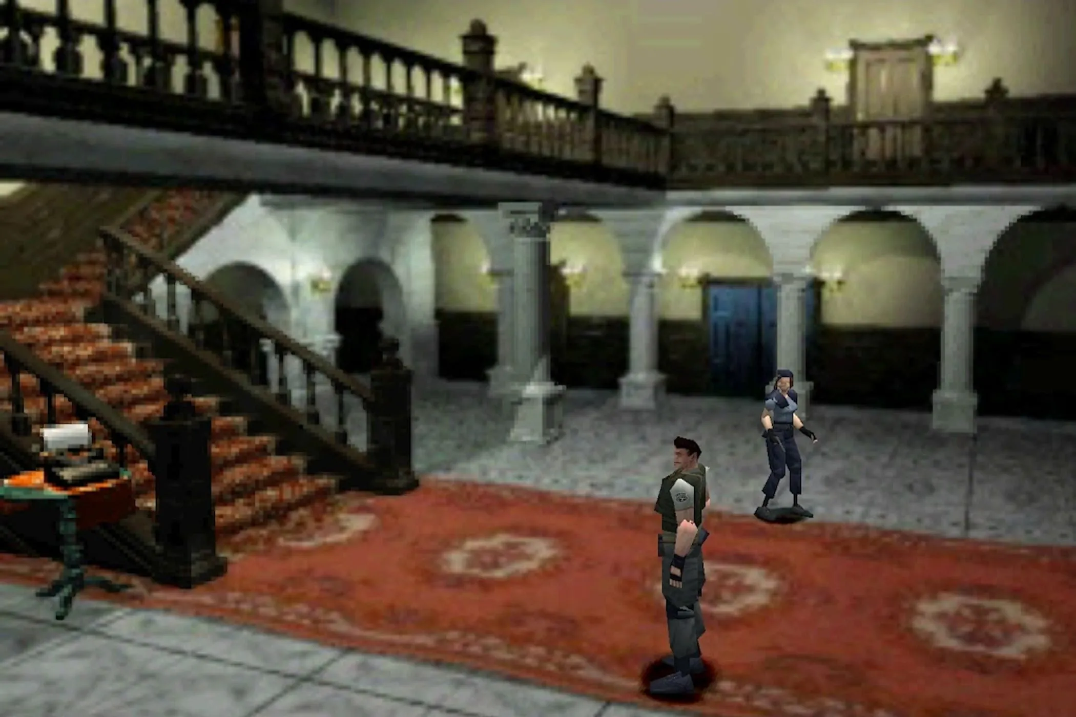 Dinh thự Spencer trong game Resident Evil PS1
