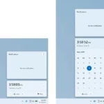 Đồng hồ hiển thị giây trong Trung tâm Thông báo Windows 11