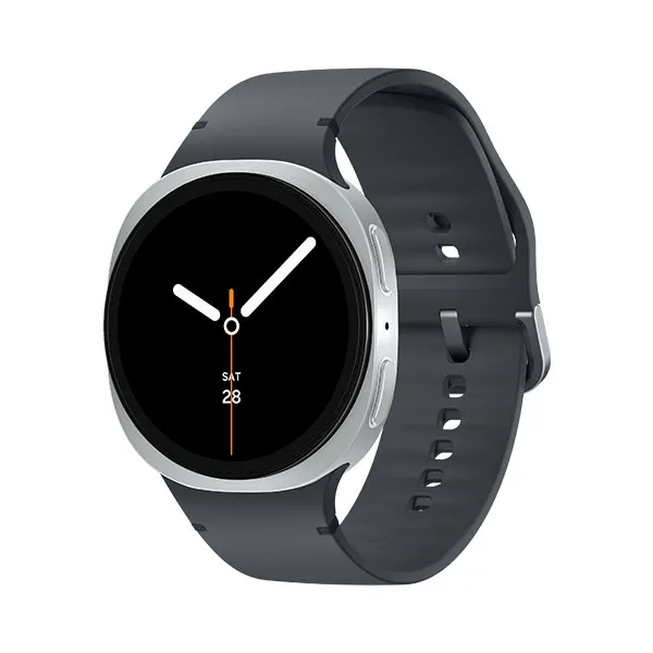 Đồng hồ thông minh Samsung Galaxy Watch 8 đang được đeo trên cổ tay, thể hiện các tính năng theo dõi sức khỏe và thể chất.