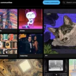 Giao diện duyệt và khám phá các Cộng đồng Tumblr mới được ra mắt.