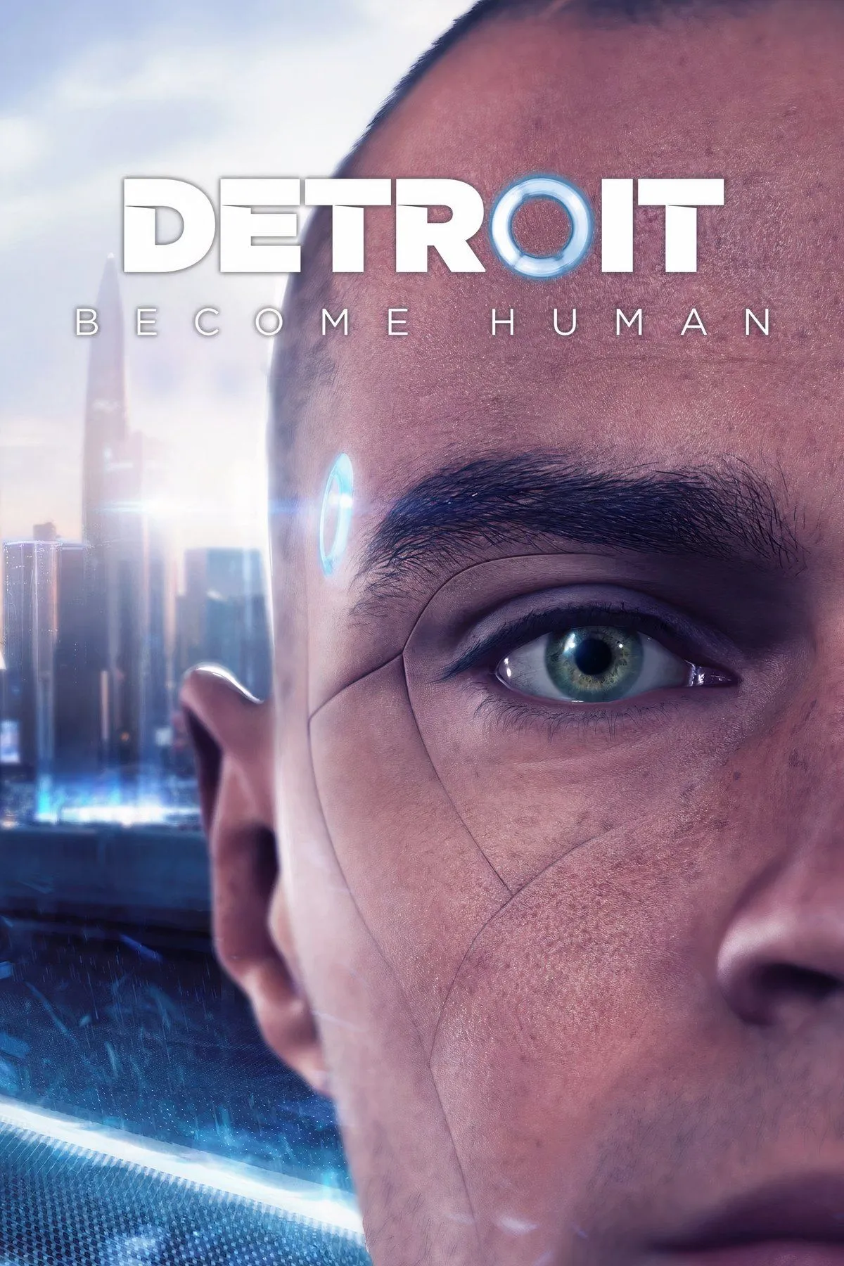 Giao diện game Detroit: Become Human với các nhân vật Android đang thể hiện cảm xúc con người