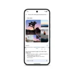 Giao diện Google Photos hiển thị kết quả tìm kiếm Ask Photos, ưu tiên hiển thị kết quả truyền thống trước khi có gợi ý từ Gemini AI.