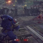 Giao diện hiển thị mức sử dụng CPU và GPU khi chơi game Warhammer 40,000: Space Marine 2 trên thiết bị cầm tay