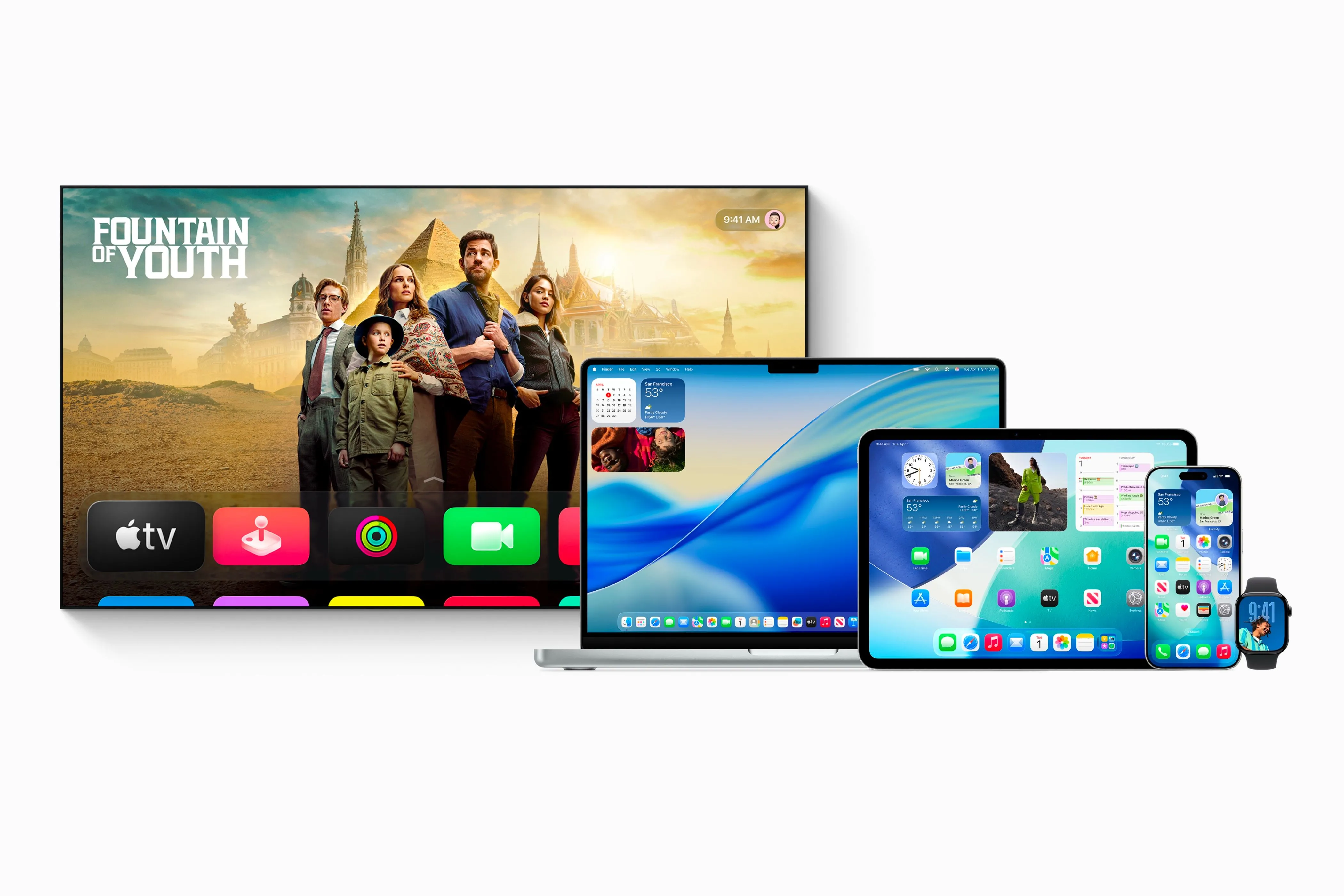 Giao diện Liquid Glass của OS 26 đồng bộ trên iPhone, iPad, Apple Watch, Mac và Apple TV