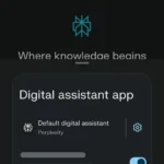 Giao diện Perplexity AI Assistant với các gợi ý câu hỏi và khả năng tương tác tự nhiên.