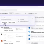 Giao diện Proton Mail hiển thị tính năng Newsletter View mới giúp quản lý email đăng ký dễ dàng