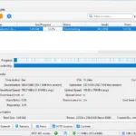 Giao diện qBittorrent 5.0 đang tải về bản phân phối Ubuntu, cho thấy các cải tiến trực quan và cột thông tin