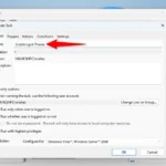 Giao diện tạo tác vụ mới trong Bộ lập lịch tác vụ (Task Scheduler) của Windows 11.
