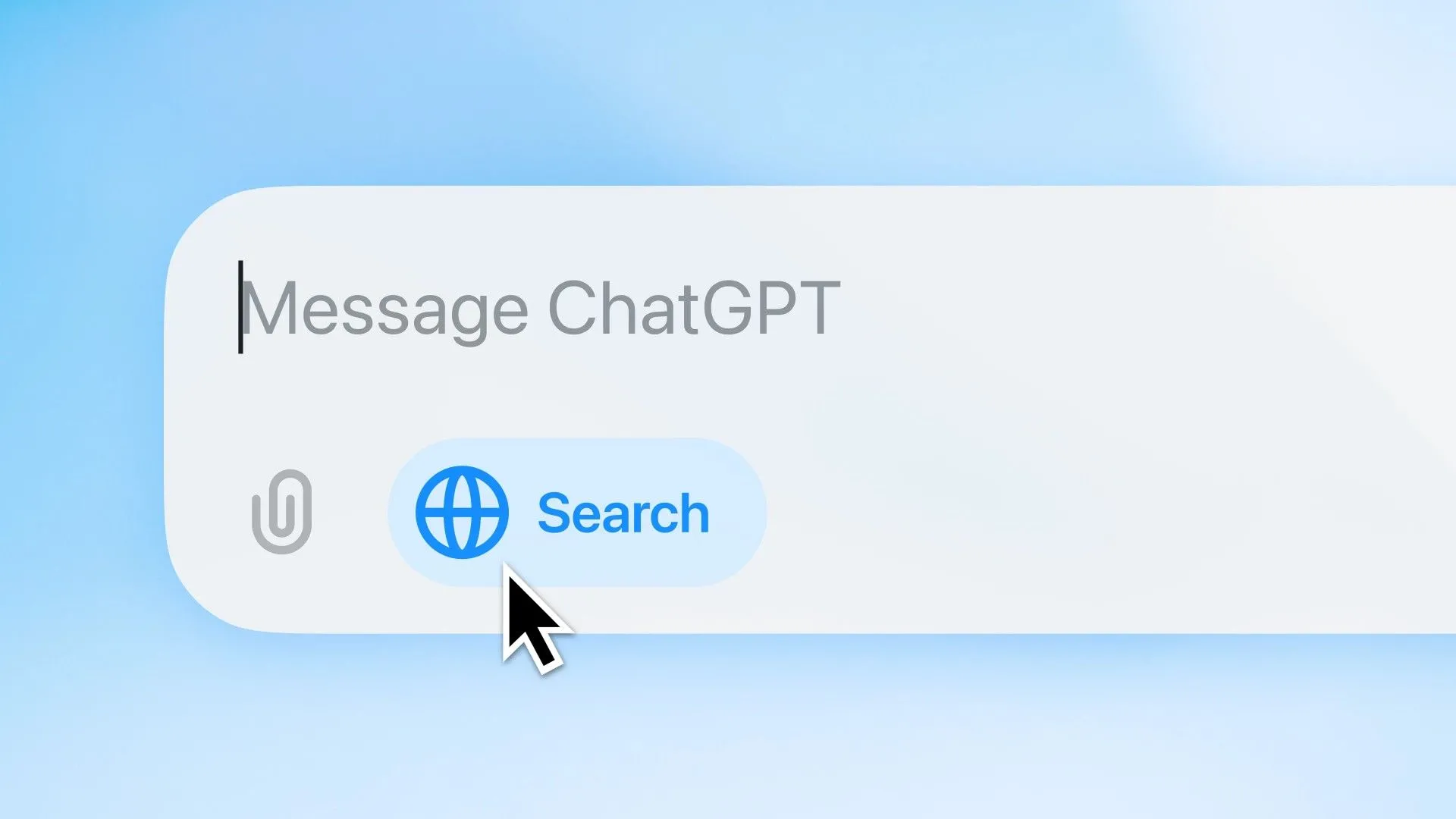 Giao diện thanh tìm kiếm ChatGPT dễ dàng truy cập