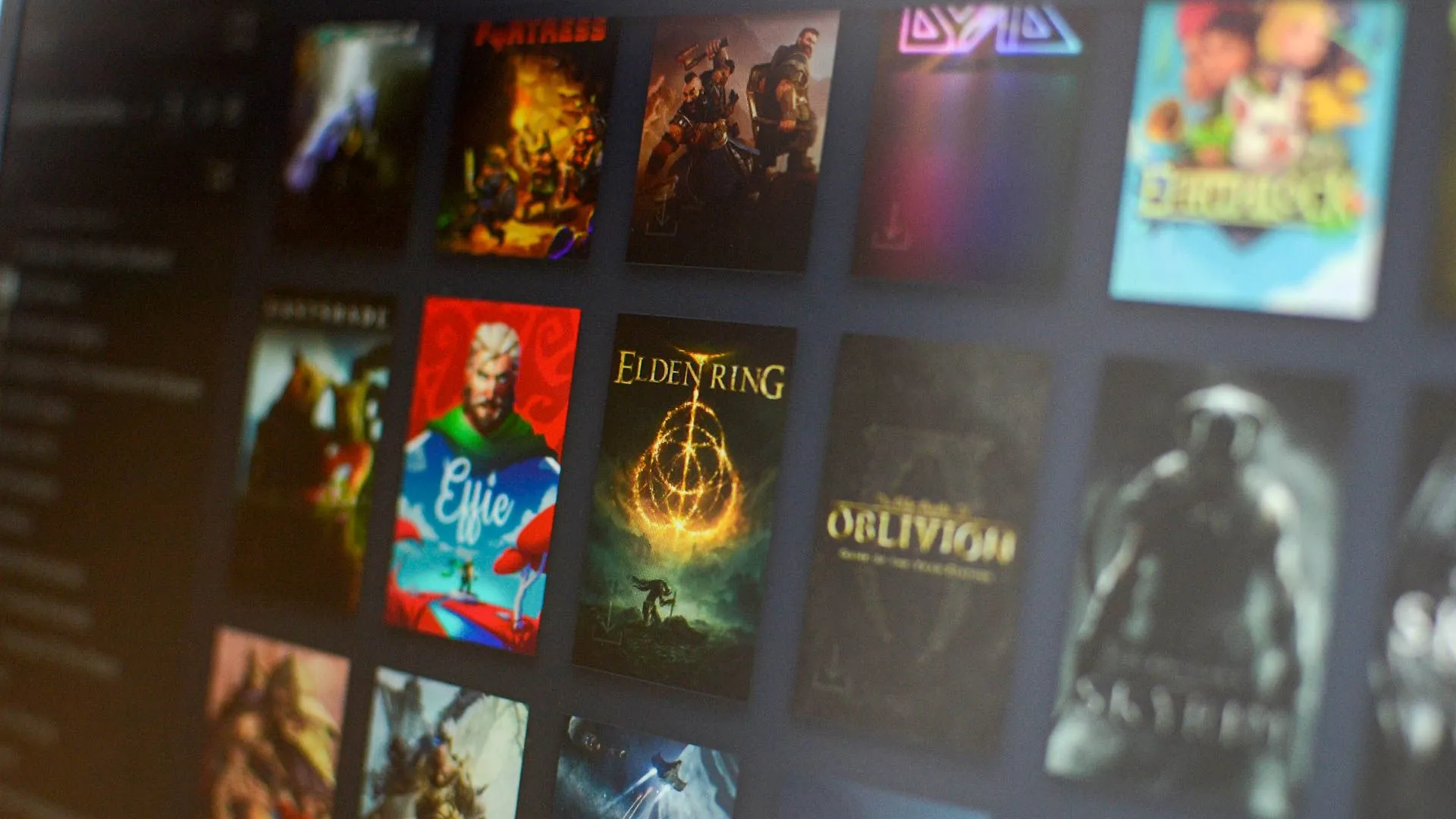 Giao diện Thư viện Game Steam hiển thị nhiều tựa game khác nhau, nơi game thủ quản lý bộ sưu tập trò chơi của mình