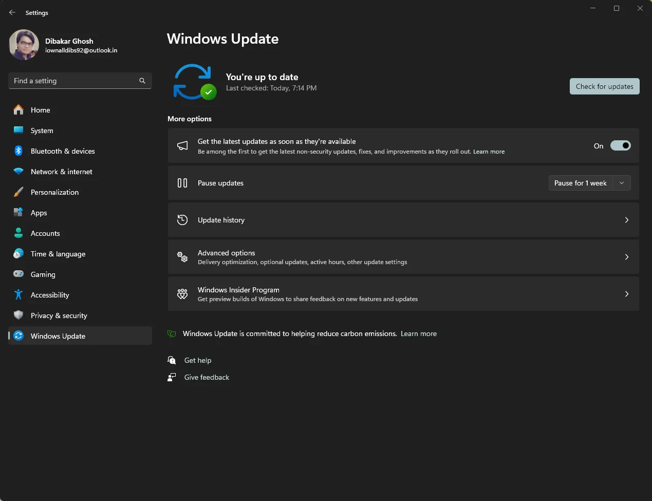 Giao diện Windows 11 đã được cập nhật bản vá bảo mật mới nhất