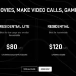 Gói cước Starlink Residential Lite