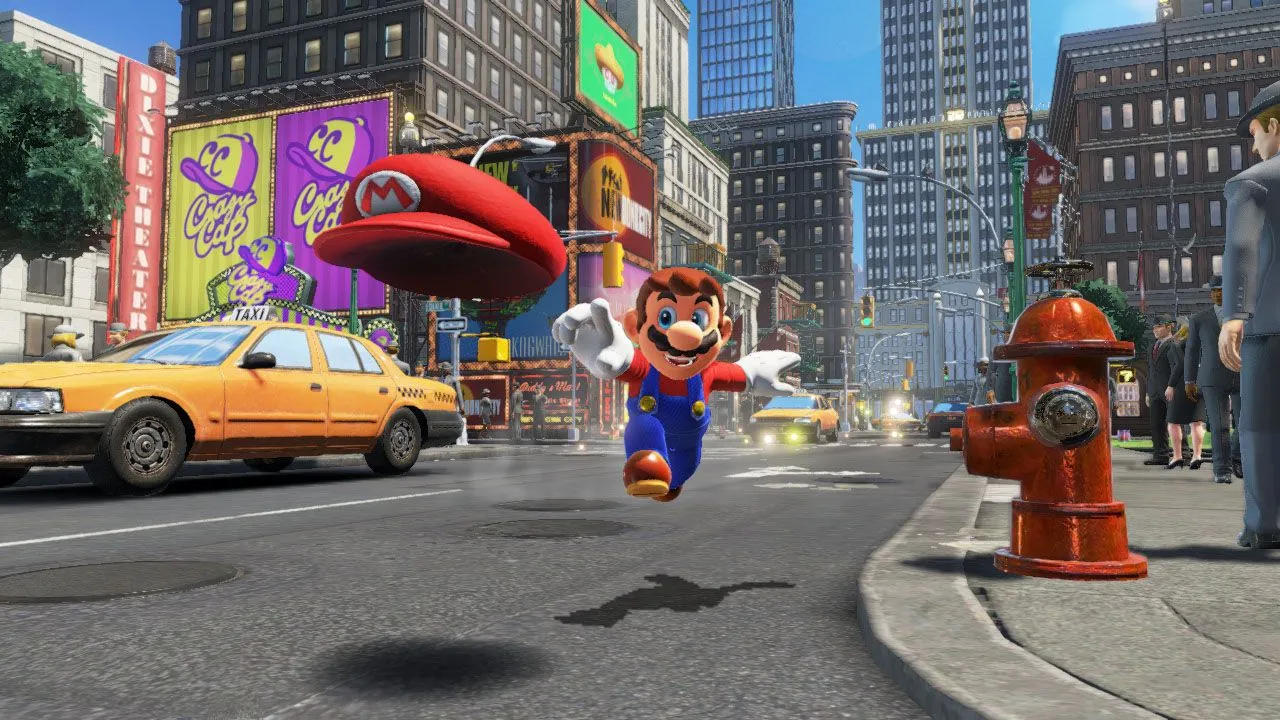 Hình ảnh game Super Mario Odyssey trên Nintendo Switch, liên quan đến kỳ vọng về game Mario 3D mới trên Switch 2.