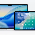 Hình ảnh logo Apple và giao diện macOS, minh họa sự thay đổi hỗ trợ cho các dòng Mac Intel