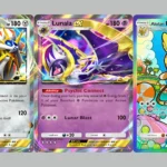 Hình ảnh xem trước bản mở rộng Celestial Guardians của Pokémon TCG Pocket với các thẻ bài mới từ vùng Alola