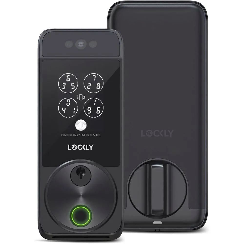 Khóa thông minh Lockly Visage hỗ trợ Apple HomeKit và HomeKey.