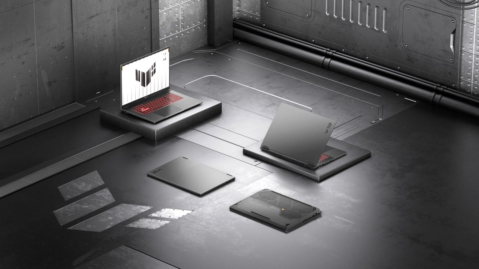 Laptop gaming ASUS TUF Gaming A18 màu xám