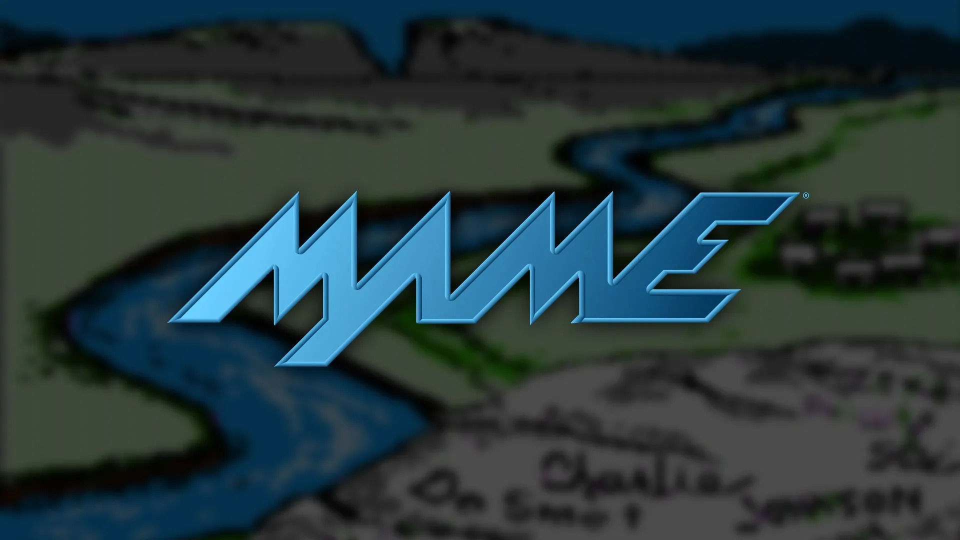 Logo phần mềm giả lập MAME, biểu tượng của trò chơi arcade cổ điển