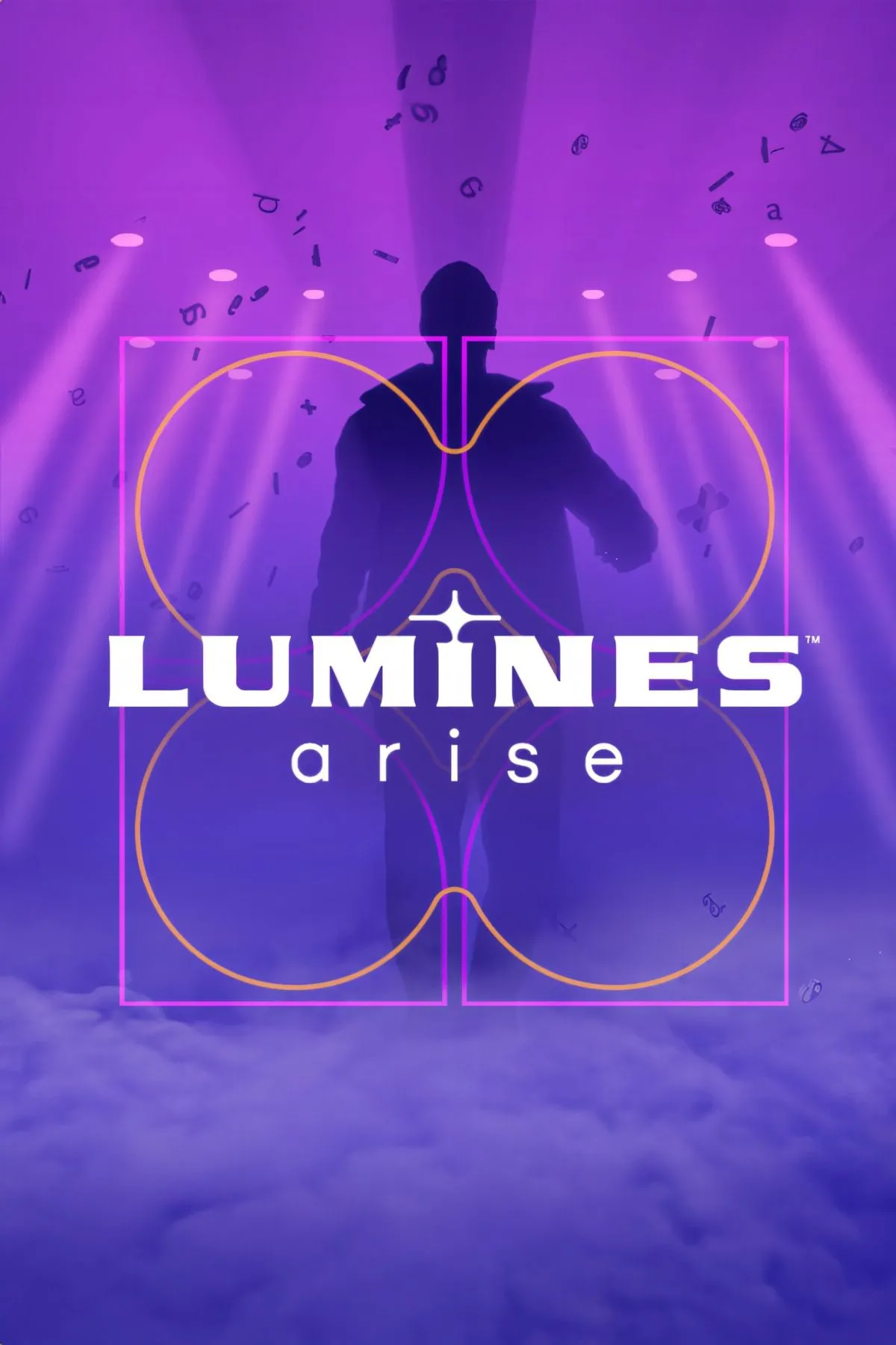 Logo và giao diện gameplay của tựa game giải đố âm nhạc Lumines Arise.