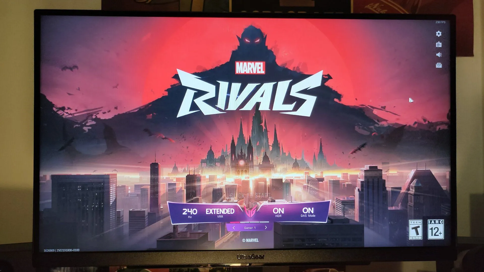 Màn hình chơi game LG UltraGear 240Hz, đại diện cho màn hình 1440p hiệu năng cao