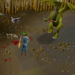 Màn hình game Old School Runescape với giao diện MMORPG cổ điển