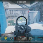 Màn hình Killcam trong Call of Duty Black Ops 6 hiển thị tùy chọn "Wishlist Blueprint" cho skin vũ khí của kẻ địch.