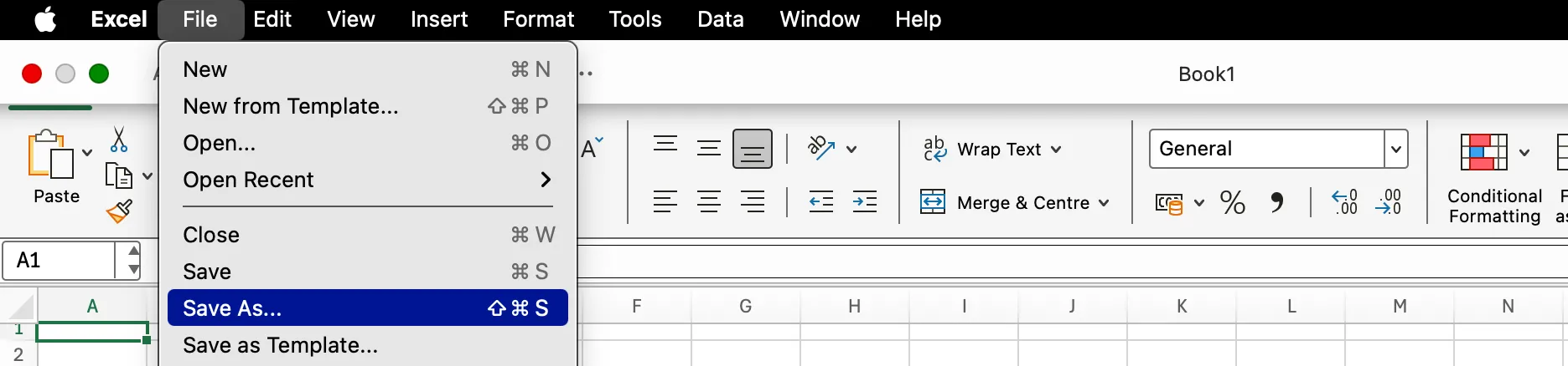 Màn hình lưu tệp cục bộ trong Microsoft Excel, cho phép làm việc ngoại tuyến và bảo mật dữ liệu.