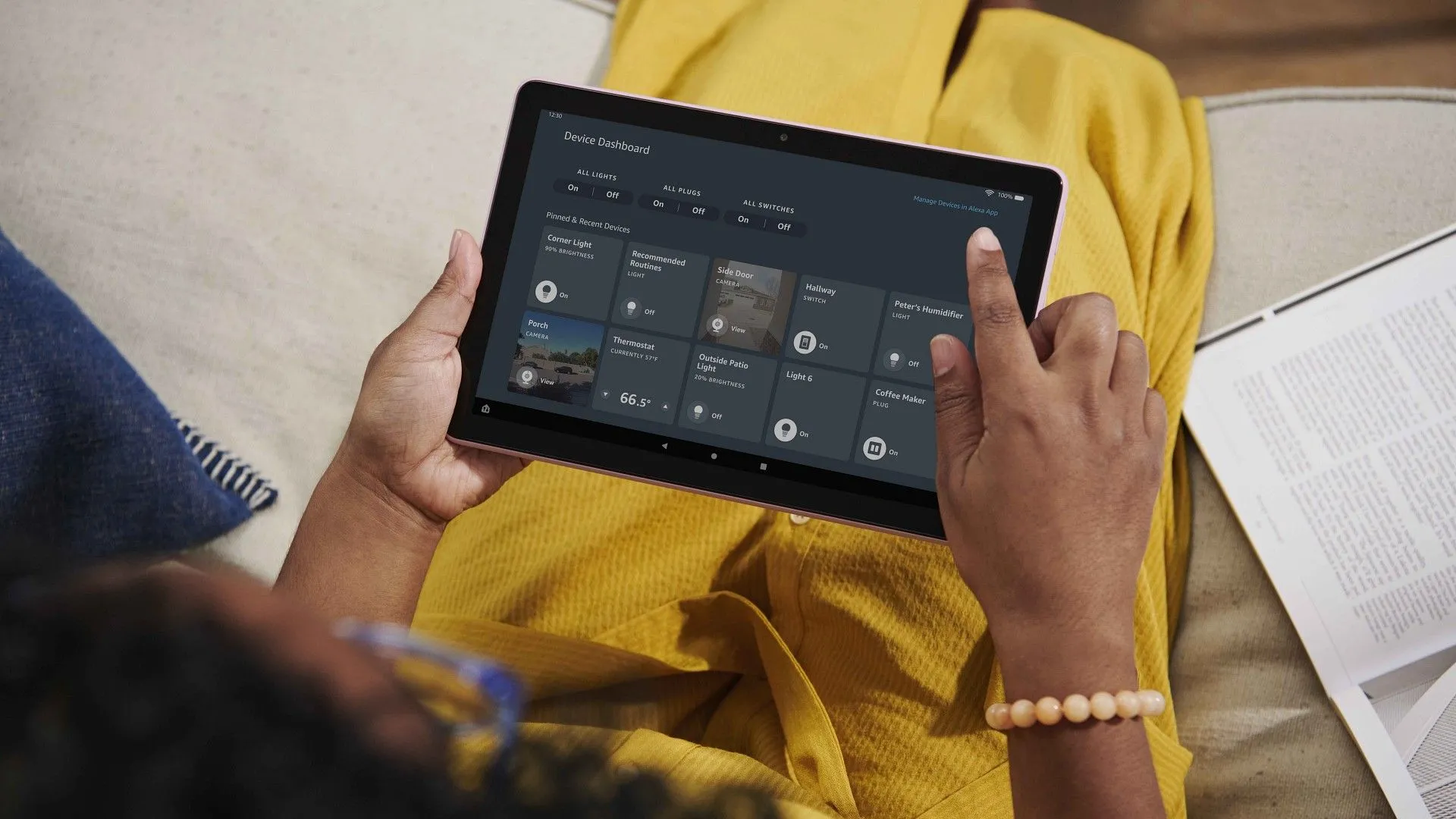 Máy tính bảng Amazon Fire HD 10 (2023) màu đen