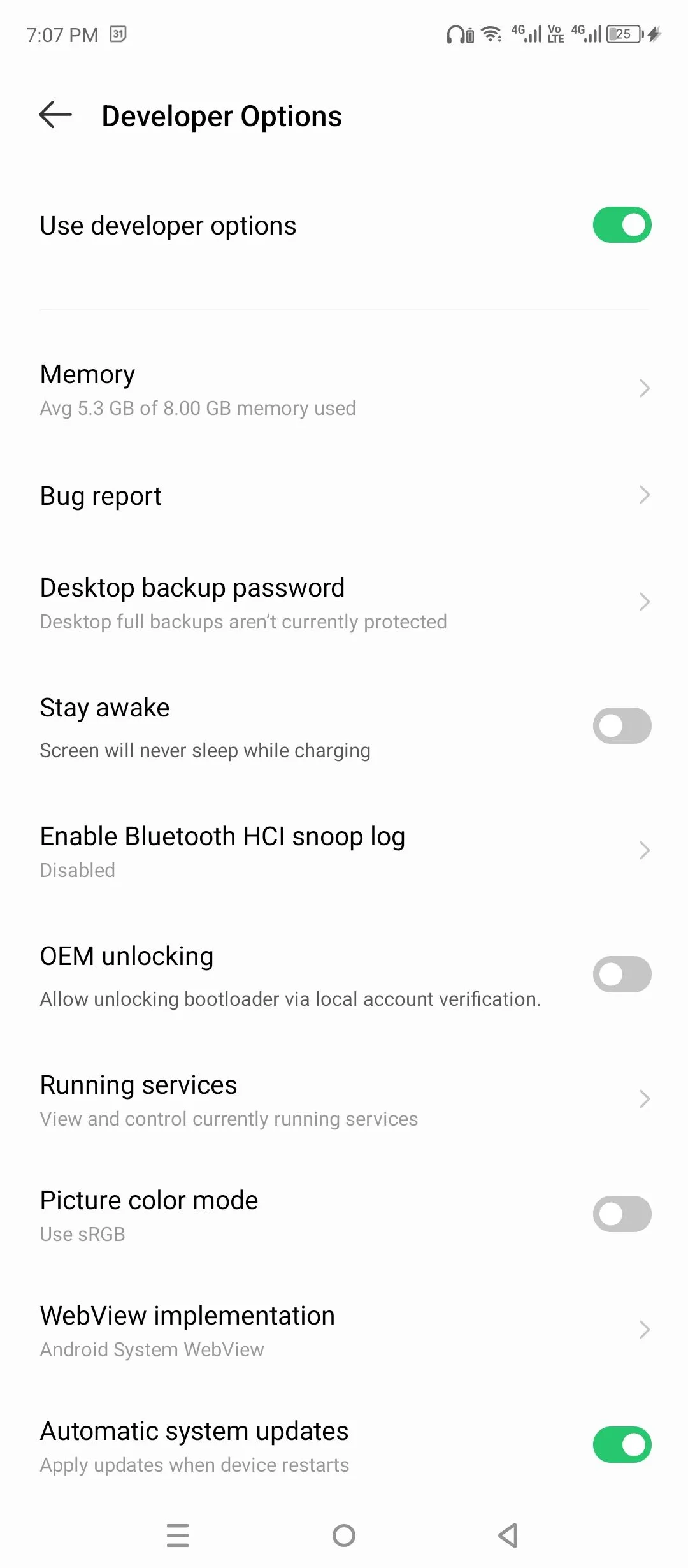 Mở khóa bootloader bằng tùy chọn nhà phát triển.
