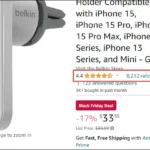 Mục đánh giá sao trên trang sản phẩm Amazon