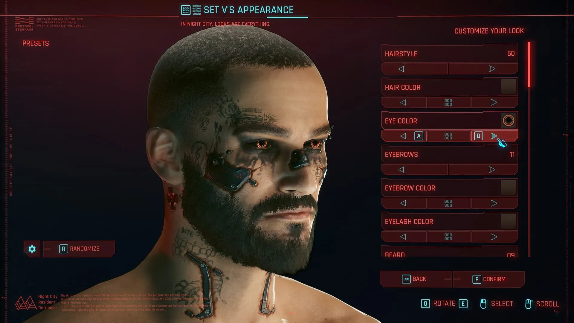 Người chơi Cyberpunk 2077 đang được gắn thiết bị công nghệ sinh học