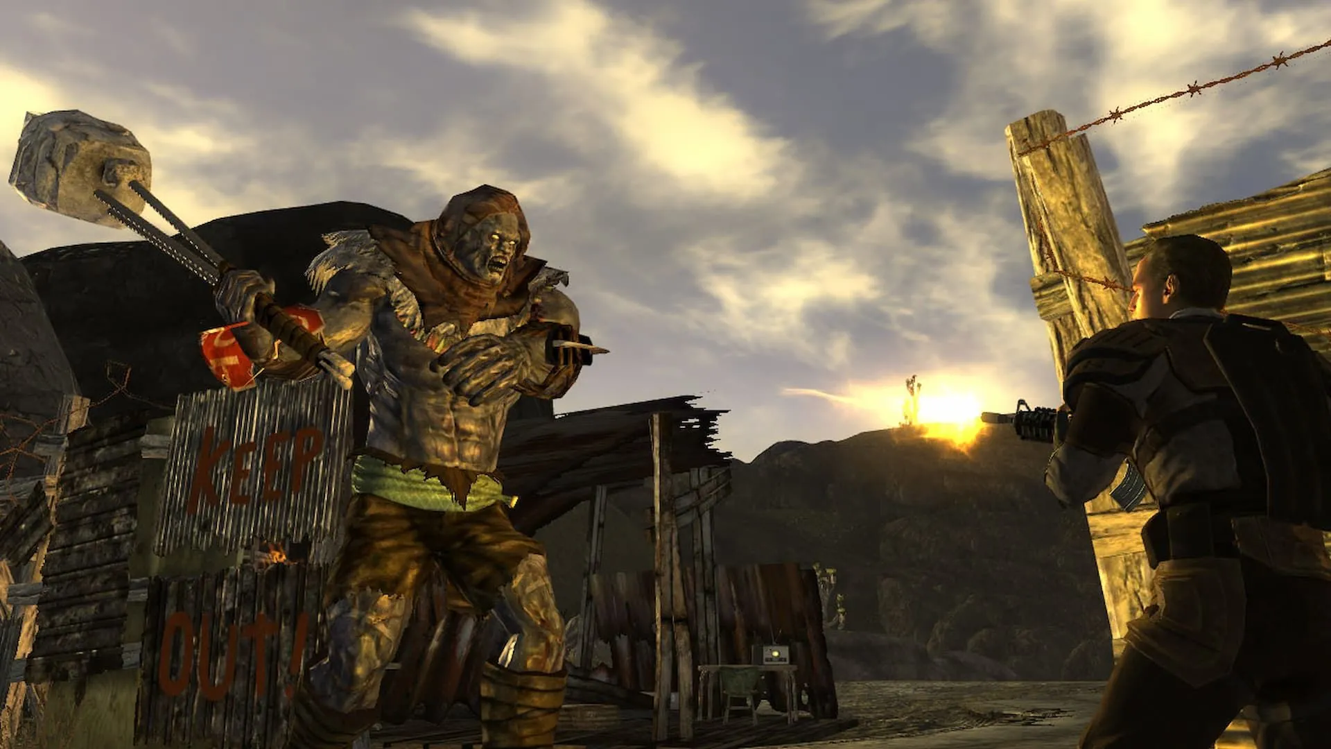 Người chơi Fallout: New Vegas đang đối mặt với Nightkin