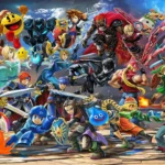 Nhiều nhân vật trong Super Smash Bros. Ultimate xuất hiện trên banner game