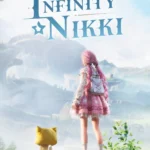 Nikki với trang phục lộng lẫy đang đứng trong khung cảnh tráng lệ của Miraland trong game Infinity Nikki