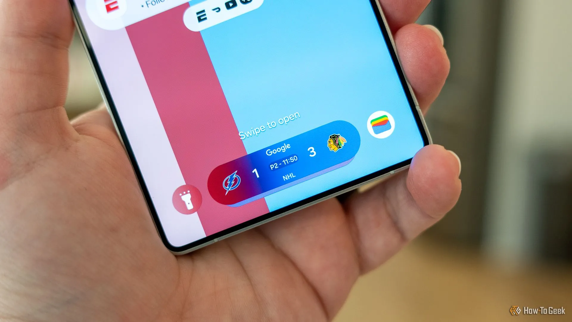 Now Bar hiển thị thông báo cuộc gọi và thông tin chế độ Không làm phiền (DND) trên Galaxy S25 Ultra.