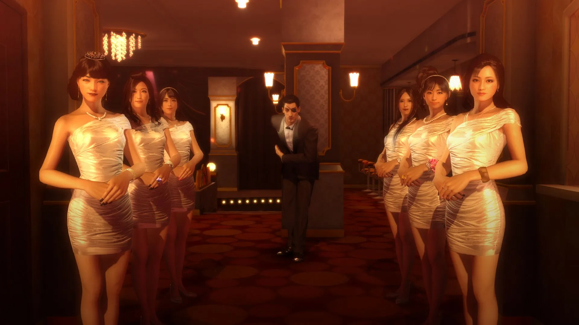 Quản lý câu lạc bộ đêm Club Sunshine trong Yakuza 0 với Majima